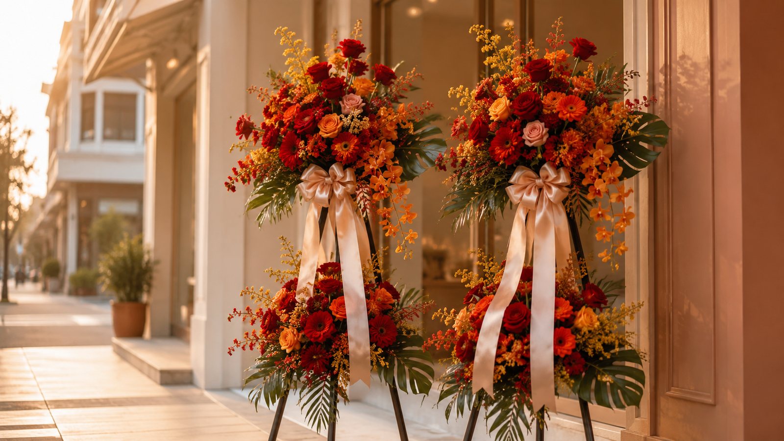 Grand opening flower stands in Malaysia: what to send, when, and what it costs